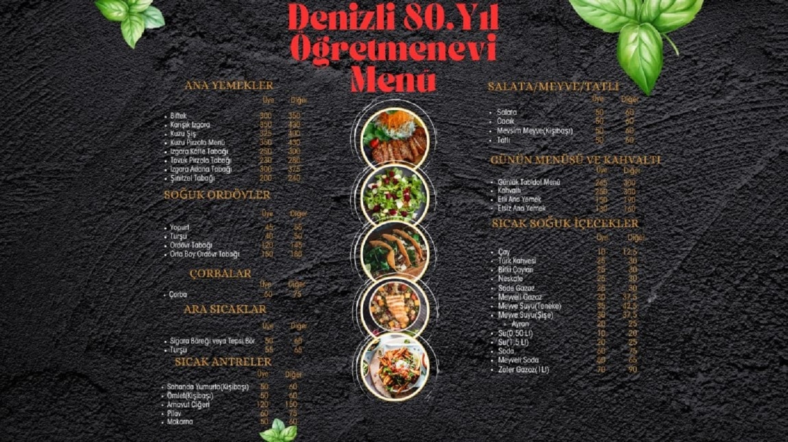 Restaurant Menümüz