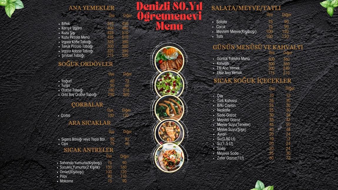 Restaurant Menümüz